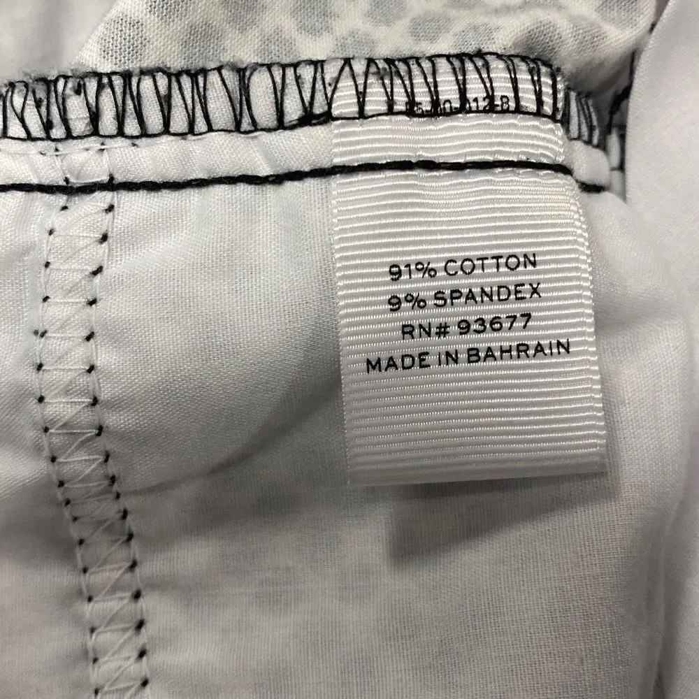 Stylus Black & White Crop Dress Pants Size 6